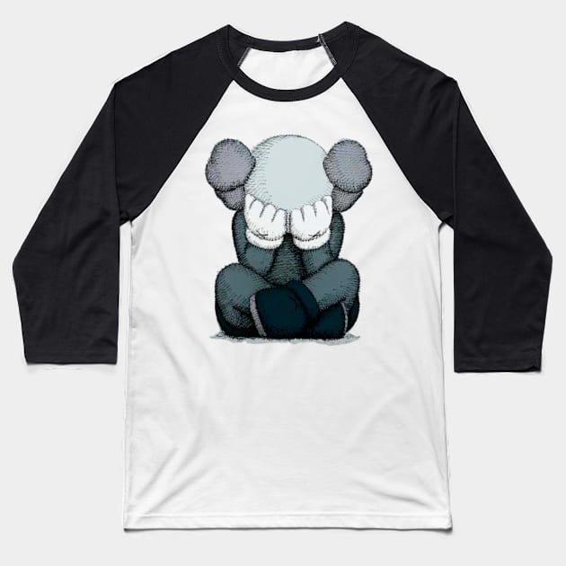 Kaws Sad Baseball T-Shirt by CazzyShop